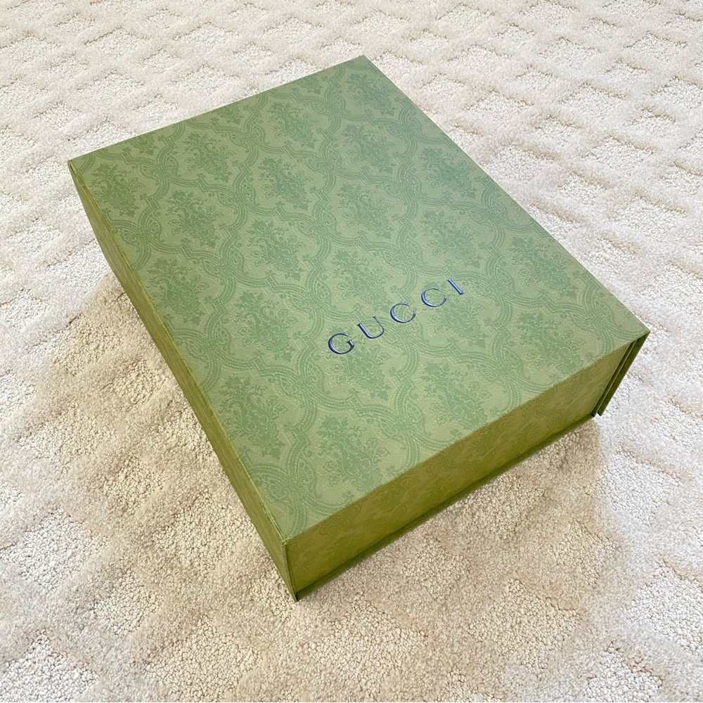 Gucci Olive Green Patterned (Empty) Box - image 3